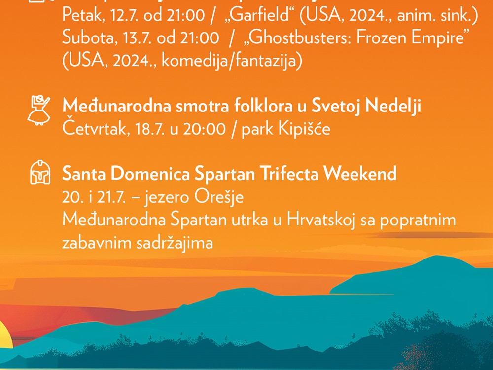 Domenikana - ljeto u Svetoj Nedelji (program SRPANJ)